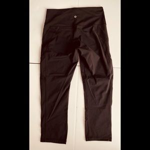 Lululemon Wunder Under High-Rise Crop 21 Black Size 8